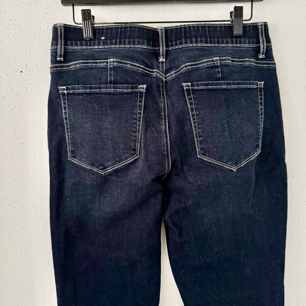 WHBM High-Rise Skinny Jeans Dark Wash Women's Size 10 Elastic Waistband Stretch - Picture 5 of 7